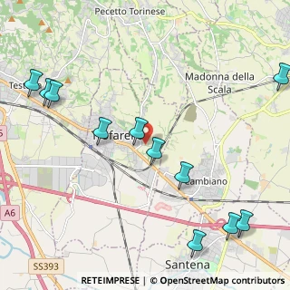 Mappa Via Valtorta, 10028 Trofarello TO, Italia (2.84417)