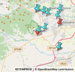 Mappa Via Paperia, 10045 Piossasco TO, Italia (4.39)