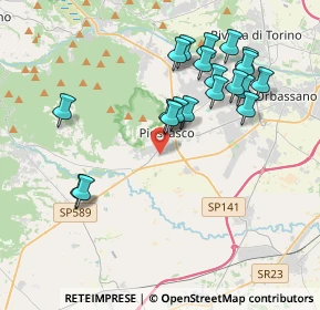 Mappa Via Paperia, 10045 Piossasco TO, Italia (3.8925)