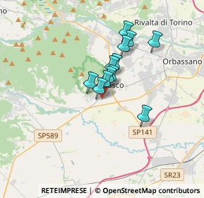 Mappa Via Paperia, 10045 Piossasco TO, Italia (2.35667)