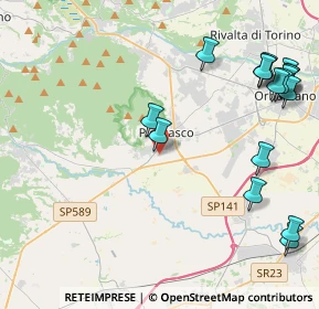 Mappa Via Paperia, 10045 Piossasco TO, Italia (5.54765)