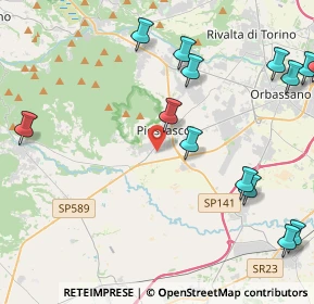 Mappa Via Paperia, 10045 Piossasco TO, Italia (6.628)