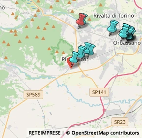 Mappa Via Paperia, 10045 Piossasco TO, Italia (4.973)