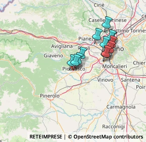 Mappa Via Paperia, 10045 Piossasco TO, Italia (12.01538)