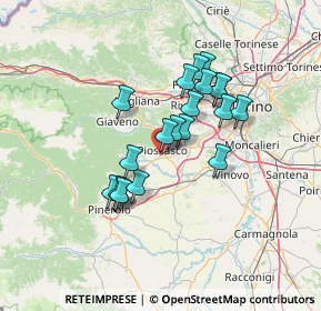 Mappa Via Paperia, 10045 Piossasco TO, Italia (11.084)