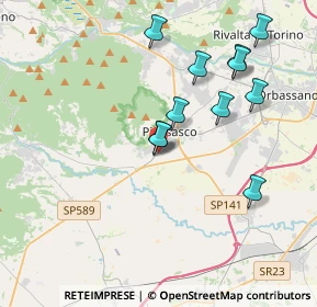 Mappa Via Aleardi, 10045 Piossasco TO, Italia (3.74909)