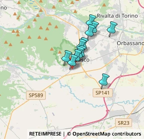 Mappa Via Aleardi, 10045 Piossasco TO, Italia (2.41333)