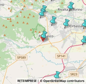 Mappa Via Aleardi, 10045 Piossasco TO, Italia (5.76818)