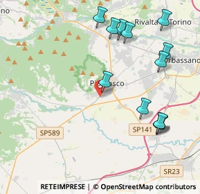 Mappa Via Aleardi, 10045 Piossasco TO, Italia (4.68333)