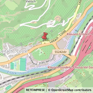 Mappa Localita' coste 18, 39043 Chiusa, Bolzano (Trentino-Alto Adige)