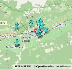 Mappa Via Stazione, 39025 Naturno BZ, Italia (1.265)