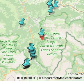 Mappa Spëscia Dessot, 39030 La Valle BZ, Italia (9.4985)