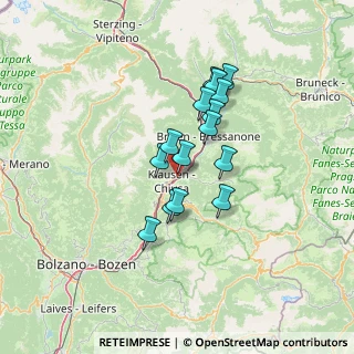 Mappa Leitach Coste, 39043 Chiusa BZ, Italia (10.07133)