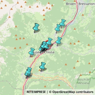 Mappa Leitach Coste, 39043 Chiusa BZ, Italia (2.862)