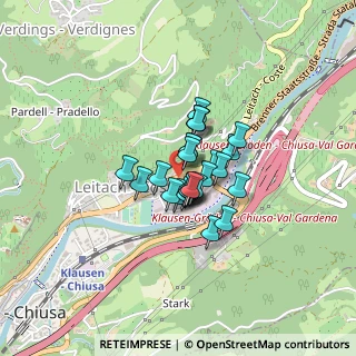 Mappa Leitach Coste, 39043 Chiusa BZ, Italia (0.23077)