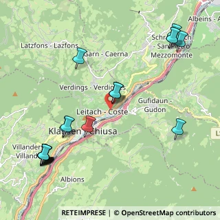 Mappa Leitach Coste, 39043 Chiusa BZ, Italia (2.5725)