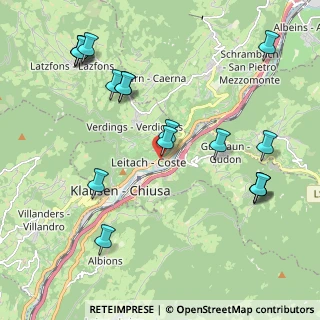 Mappa Leitach Coste, 39043 Chiusa BZ, Italia (2.35412)