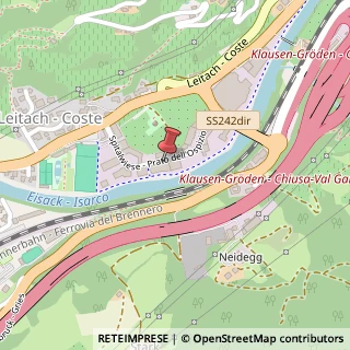 Mappa Prato dell'Ospizio, 12, 39043 Chiusa, Bolzano (Trentino-Alto Adige)