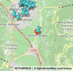 Mappa Via Fabio Filzi, 39012 Merano BZ, Italia (2.834)