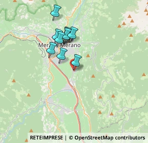 Mappa Via Fabio Filzi, 39012 Merano BZ, Italia (2.88091)