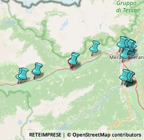 Mappa Via dell'Argine, 39025 Naturno BZ, Italia (9.829)