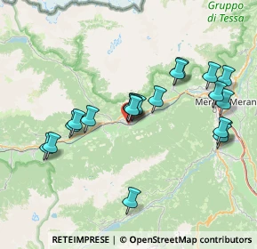 Mappa Via dell'Argine, 39025 Naturno BZ, Italia (7.241)