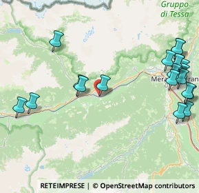 Mappa Via dell'Argine, 39025 Naturno BZ, Italia (10.524)