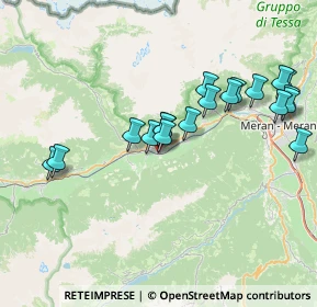 Mappa Via dell'Argine, 39025 Naturno BZ, Italia (7.34842)