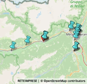 Mappa Via dell'Argine, 39025 Naturno BZ, Italia (8.8085)