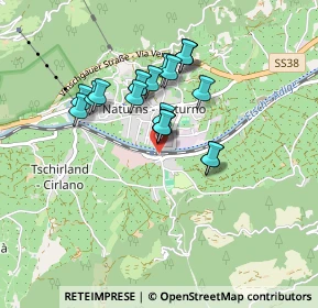 Mappa Via dell'Argine, 39025 Naturno BZ, Italia (0.673)