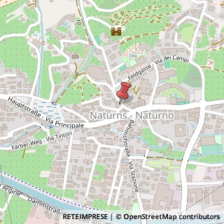Mappa Via Castello, 1, 39025 Naturno, Bolzano (Trentino-Alto Adige)