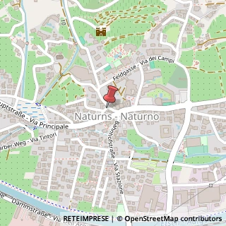 Mappa Via Castello, 2, 39025 Naturno, Bolzano (Trentino-Alto Adige)