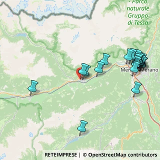 Mappa Via S. Orsola, 39025 Naturno BZ, Italia (9.828)