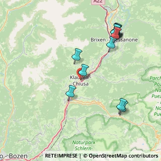 Mappa Città Bassa, 39043 Chiusa BZ, Italia (8.63417)