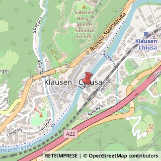 Mappa Piazza Sant'Andrea,  2, 39043 Chiusa, Bolzano (Trentino-Alto Adige)