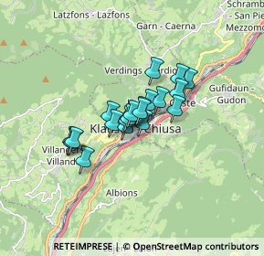 Mappa Via Conciatori, 39043 Chiusa BZ, Italia (0.9815)