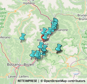 Mappa Via Tinne, 39043 Chiusa BZ, Italia (10.1285)