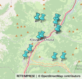 Mappa Via Tinne, 39043 Chiusa BZ, Italia (3.35286)