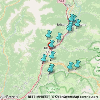 Mappa Via Pucher, 39043 Chiusa BZ, Italia (7.38429)