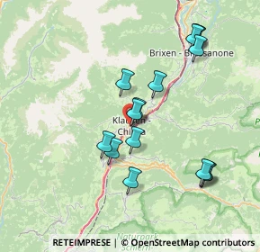 Mappa Via Tinne, 39043 Chiusa BZ, Italia (7.10333)