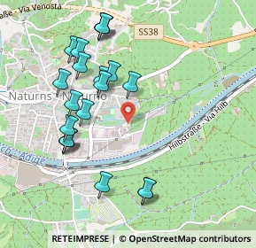 Mappa Industriestraße, 39025 Naturno BZ, Italia (0.5015)