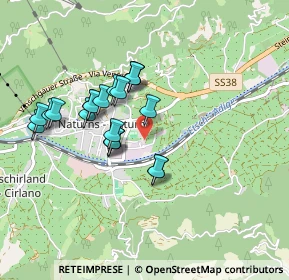 Mappa Industriestraße, 39025 Naturno BZ, Italia (0.76)