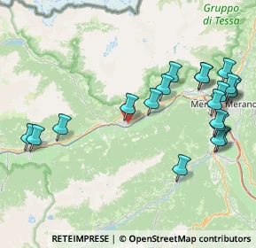 Mappa Industriestraße, 39025 Naturno BZ, Italia (9.2725)