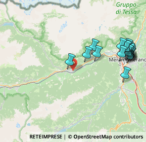 Mappa Industriestraße, 39025 Naturno BZ, Italia (9.6005)