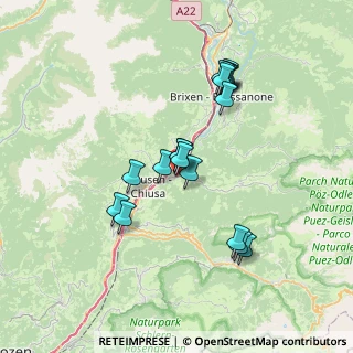 Mappa Pfleghaus, 39043 Chiusa BZ, Italia (6.30333)