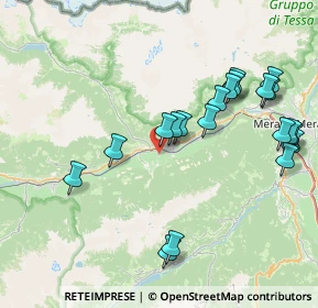 Mappa Tschirland, 39025 Naturno BZ, Italia (8.288)