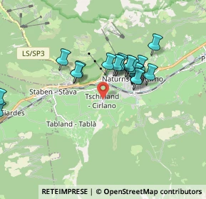 Mappa Tschirland, 39025 Naturno BZ, Italia (1.556)