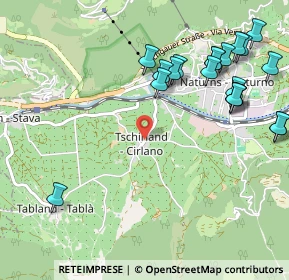 Mappa Tschirland, 39025 Naturno BZ, Italia (1.2325)