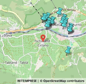 Mappa Tschirland, 39025 Naturno BZ, Italia (0.9635)