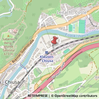 Mappa Via Stazione,  31, 39043 Chiusa, Bolzano (Trentino-Alto Adige)